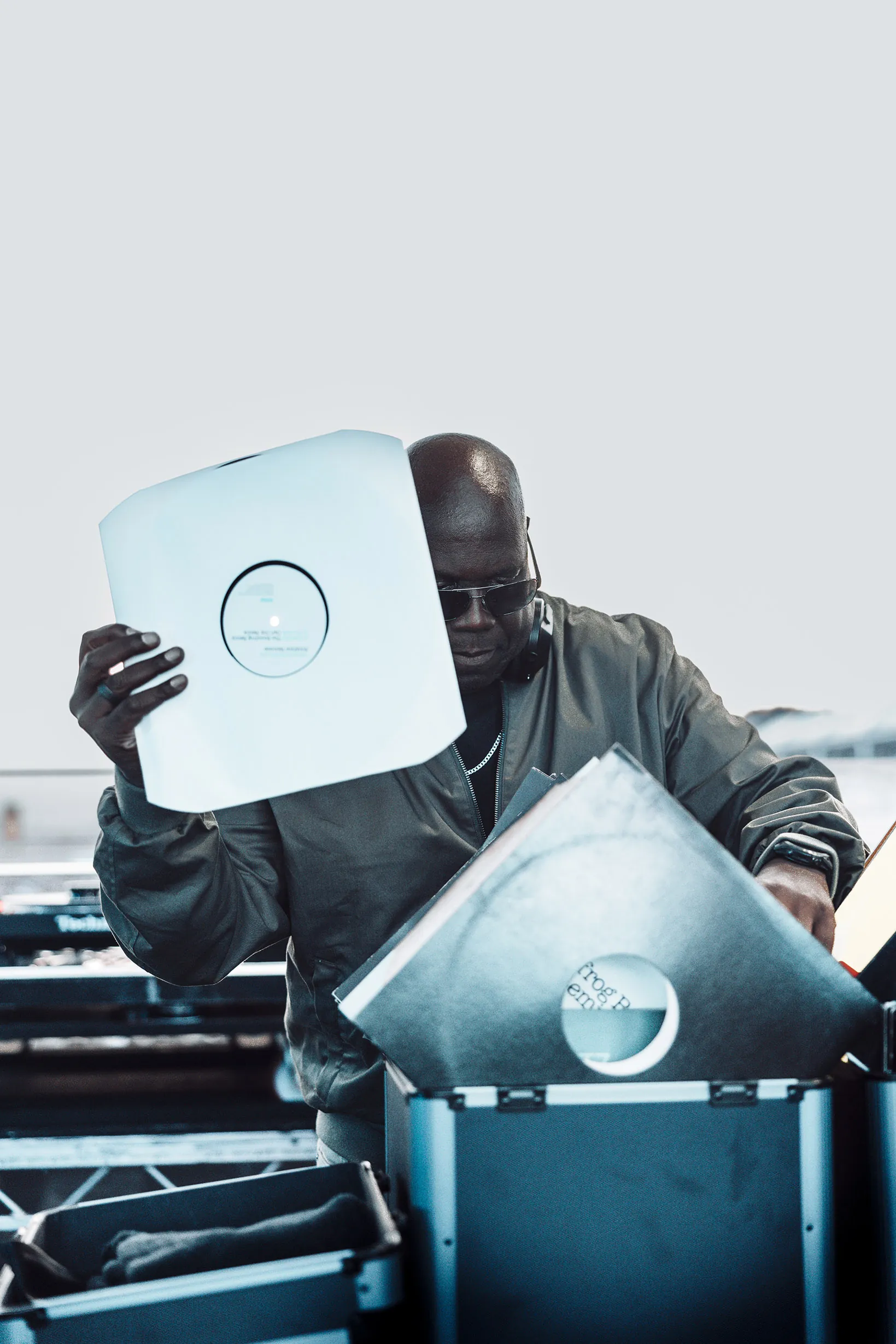 Festival crowd dancing at Brighton seafront