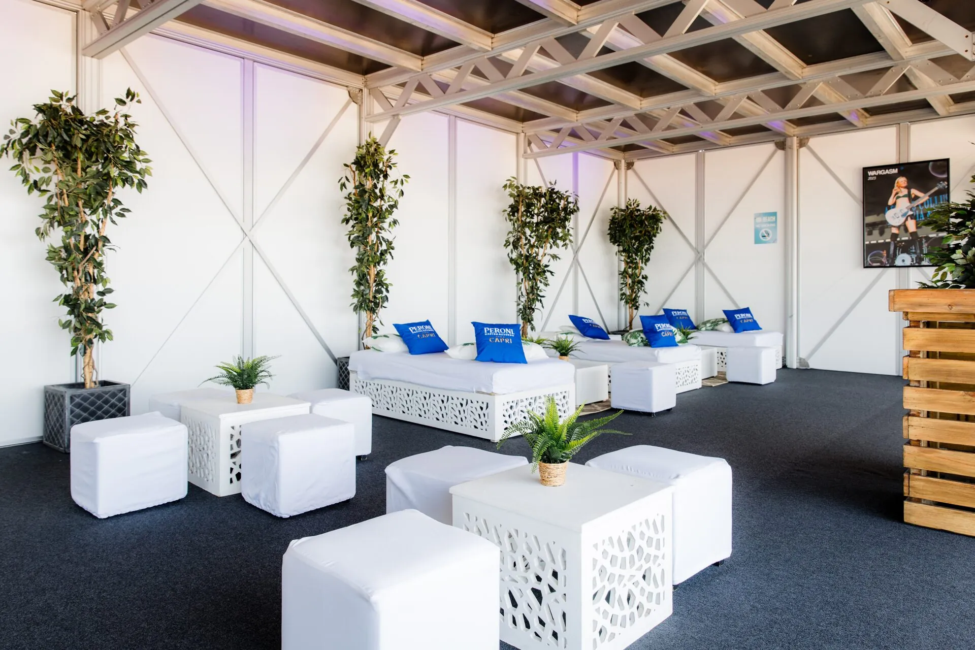 VIP lounge area